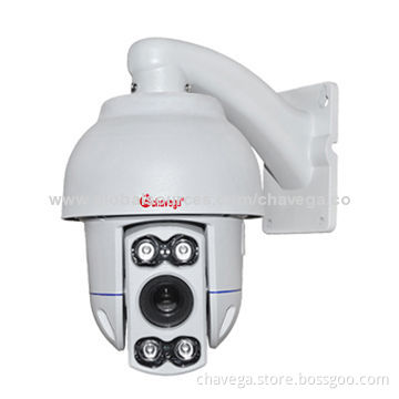 4 Mini Outdoor IR High-speed Dome PTZ Camera, PAL/NTSC Signal Model
